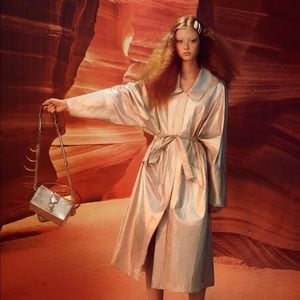 Zara - view.s sliver space oversized coat